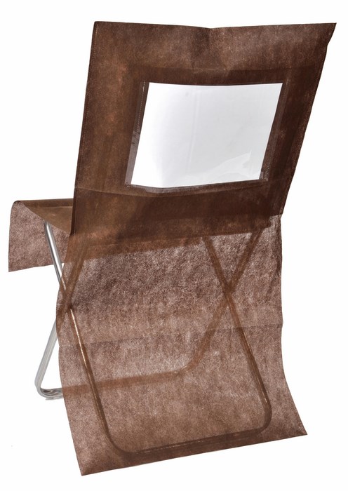 SANTEX 3619 14, Lot de 10 Housses de chaise personnalisées , chocolat