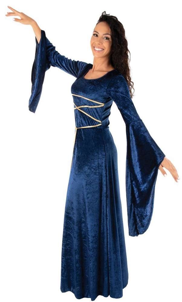 Robe médiévale bleue best sale