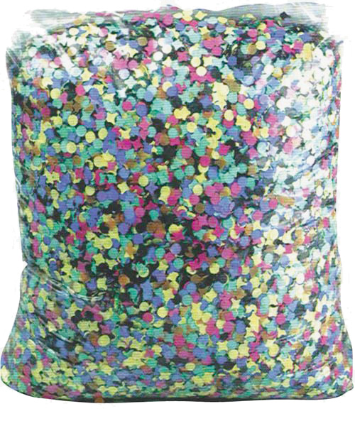 Sachet de Confettis en Papier Multicolores et Paillettes Or - Jour