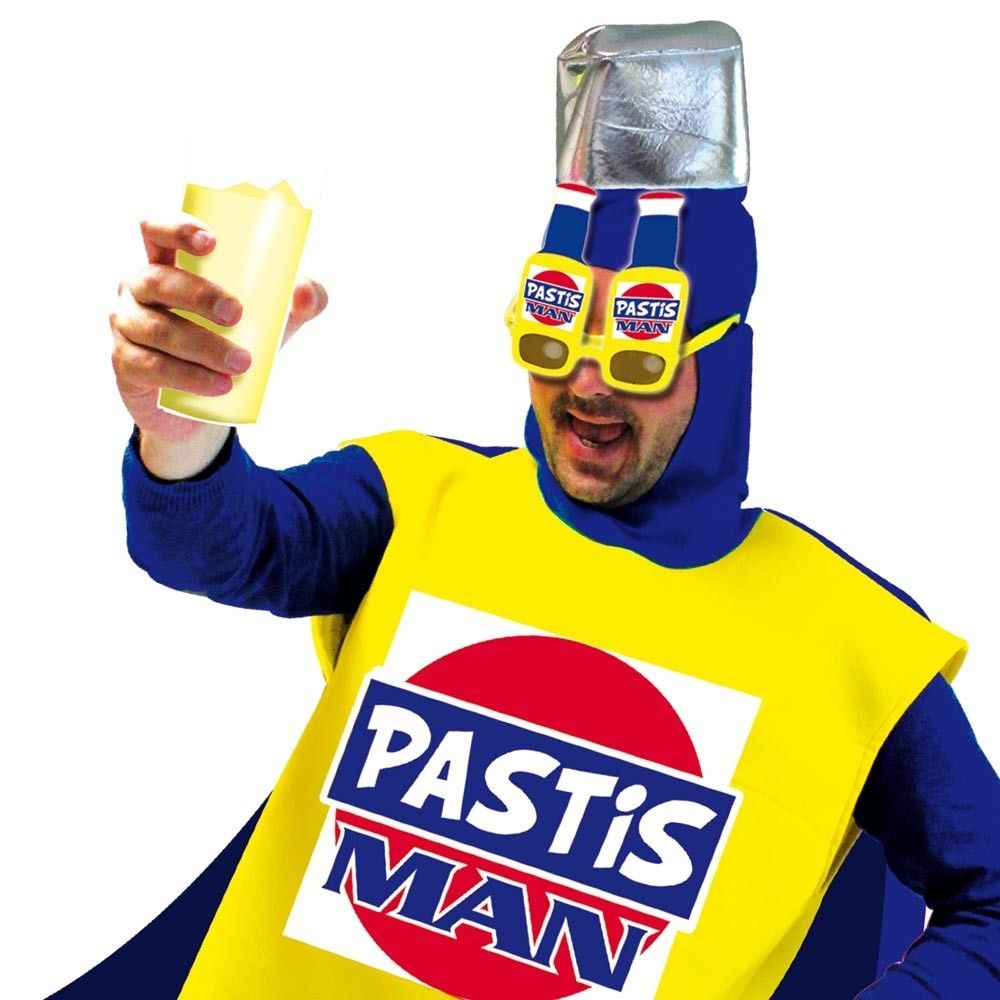 Deguisement Pastis Man Adulte Articles De Fete Decoration Mariage Deco De Table Anniversaire