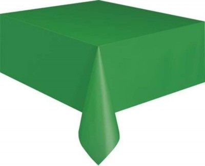 Nappe plastique RECTANGLE, Vert foncé