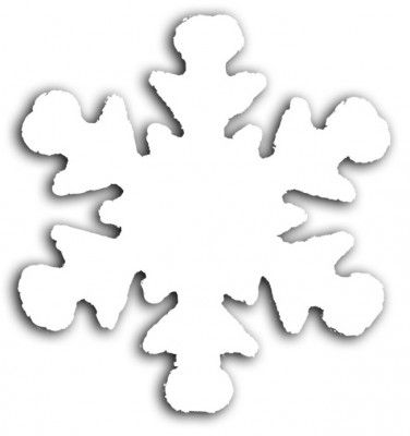 Chaks 0217-97, Sachet de 14g de Flocons Holographiques 2cm, Blanc