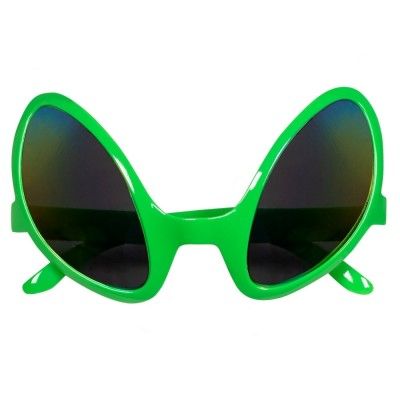 Lunettes plastique ALIEN vertes