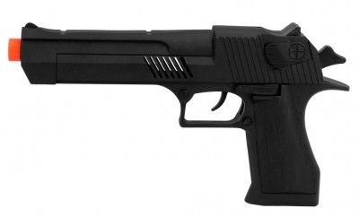 Pistolet automatique noir en plastique
