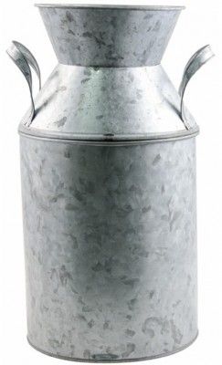 Chaks 0622, Grand Pot à lait en métal avec poignées 33cm