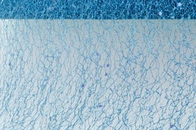 Chaks 0820-93, Ruban de table Glitter 10cm, Bleu polaire