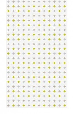 Chaks 0861, Chemin de table Losanges paillettes, Or-Vert-Blanc