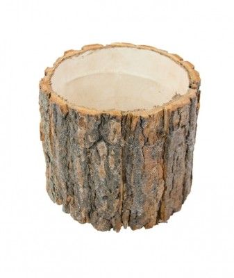 Chaks 10013, Petit Support tronc rond CREUX en bois 11cm