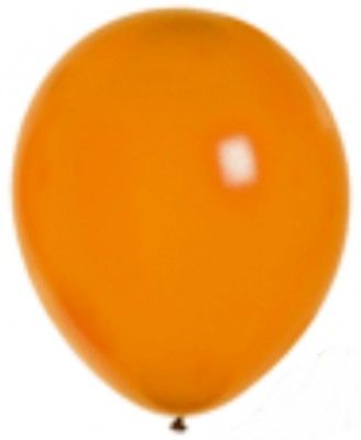100 ballons nacrés, 30 cm, oranges