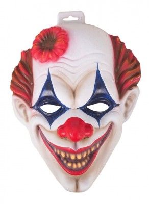 P'TIT Clown re10266, Masque Clown Diabolique en mousse