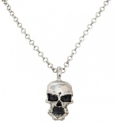 Chaks 11086, Collier Tête de mort argenté