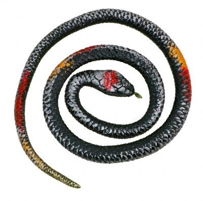 Chaks 11163, Décoration Serpent en caoutchouc 77cm