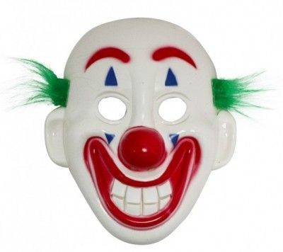 Masque de Clown souriant en plastique