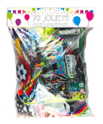Party Pro 1201, Lot de 70 petits jouets pour anniversaire