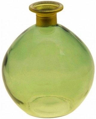 Vase Boule Daisy en verre ø12,5 x 14,5 cm, Vert Sauge