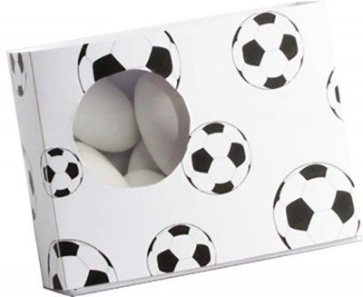 Ballotin pochette rectangle Football avec fenêtre
