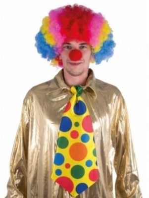 P'TIT Clown re14525 - Cravate géante de clown, 50 x 20 cm