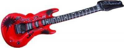 P'TIT Clown re15026 - Guitare gonflable Rock 'n' roll