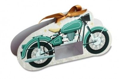 Ballotin Motocyclette Vintage, avec plexi