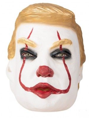 Masque intégral Trumpy le clown en latex
