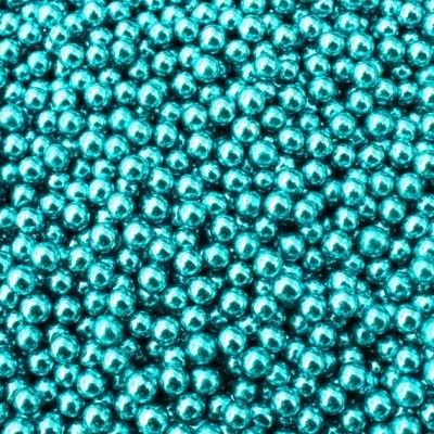 Sachet de PERLAGE déco Brillant 70g, BLEU turquoise