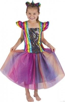 P'TIT Clown re21154 - Déguisement enfant Princesse Licorne 10/12 ans