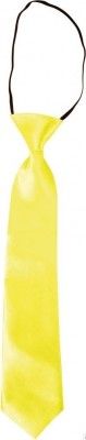 P'TIT Clown re21160 - Cravate avec élastique, jaune fluo