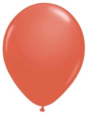 Sachet de 25 BALLONS Opaques 25cm, Terracotta 25cm