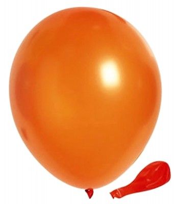 Sachet 25 ballons Opaques 25cm, Orange 25cm