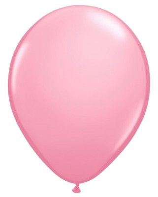 Sachet 25 ballons Opaques 25cm, Rose 25cm