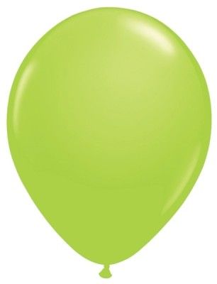 Sachet 25 ballons Opaques 25cm, Vert tilleul 25cm