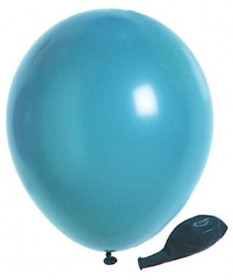 Sachet 25 ballons Opaques 25cm, Turquoise 25cm