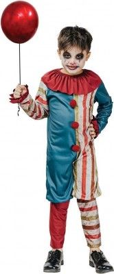 P'TIT Clown re23139 - Déguisement de clown Vintage garçon 7/9 ans