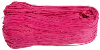 Bobine de raphia rose fuchsia de 50 gr