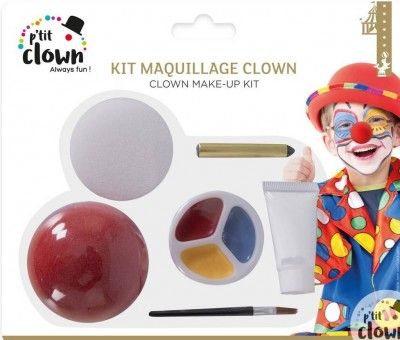 P'TIT Clown re23350 - Set de maquillage de clown