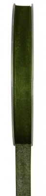 Ruban organdi 7 mm x 20m, vert Olive