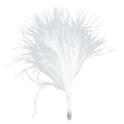 Sachet de 20 plumes blanches