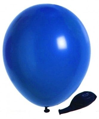 Sachet de 25 ballons Opaques 25cm, Bleu Roy 25cm