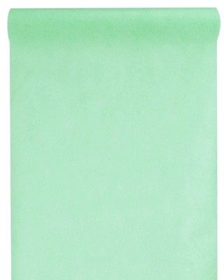 Chemin de table en tissu non tissé, Menthe