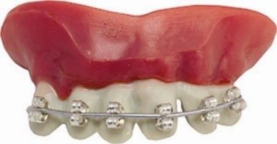 P'TIT Clown re28761 - Dentier rigide avec pâte, appareil dentaire