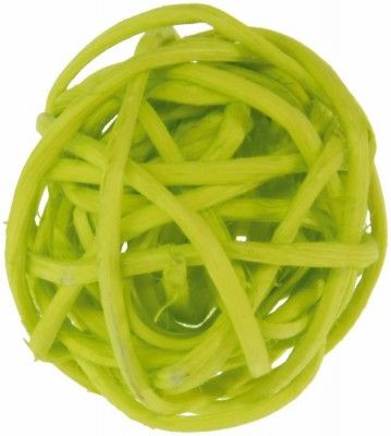 SANTEX 3012-10, Sachet 12 petites boules en rotin 3cm, Vert