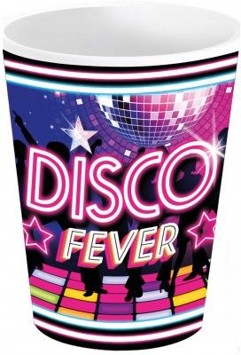 Lot de 6 Gobelets carton Disco Fever 24cl