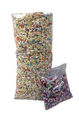 P'TIT Clown re31331 - Confettis multicolores dépoussiérés, LUXE, 1 kg