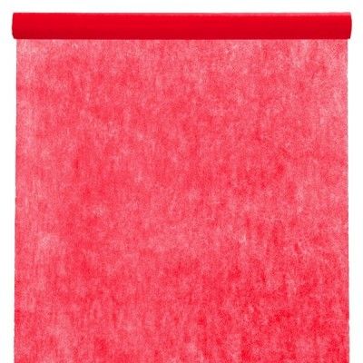 Nappe en rouleau 10m, intissé Rouge