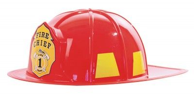 Party Pro 333103, Casque pompier US rouge, adulte