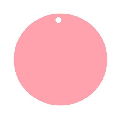 Sachet de 10 marque places Ronds, Rose