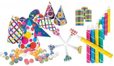 P'TIT Clown re36388 - Kit cotillons pour 10 personnes