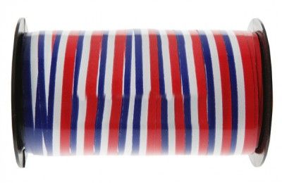 SANTEX 3992-0, Bobine Bolduc Tricolore de 10mm x 50 mètres, tricolore