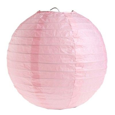 SANTEX 4313-5, Sachet de 2 lanternes L 30cm, Rose