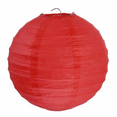 SANTEX 4313-7, Sachet de 2 lanternes L 30cm, Rouge